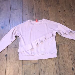 XS Ruffle Sweatshirt